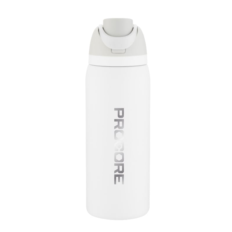 Procore Owala FreeSip 32 oz Water Bottle - Shy Marshmallow (White)