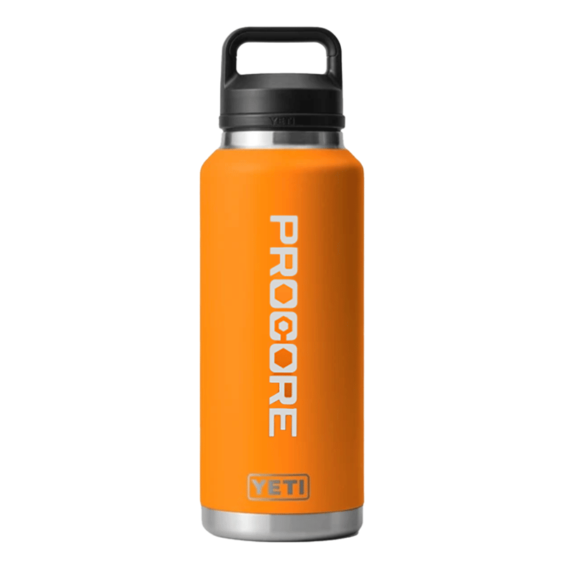 Procore Yeti Rambler 36oz Water Bottle - King Crab Orange