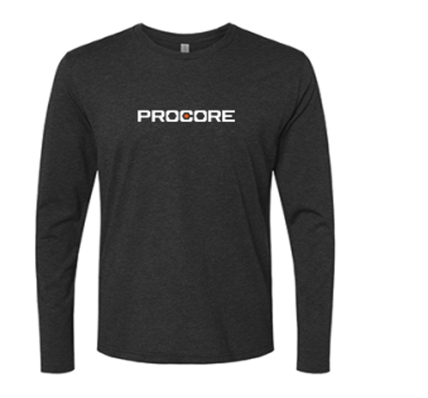 Procore Next Level Apparel Long Sleeve T-shirt - Vintage Black