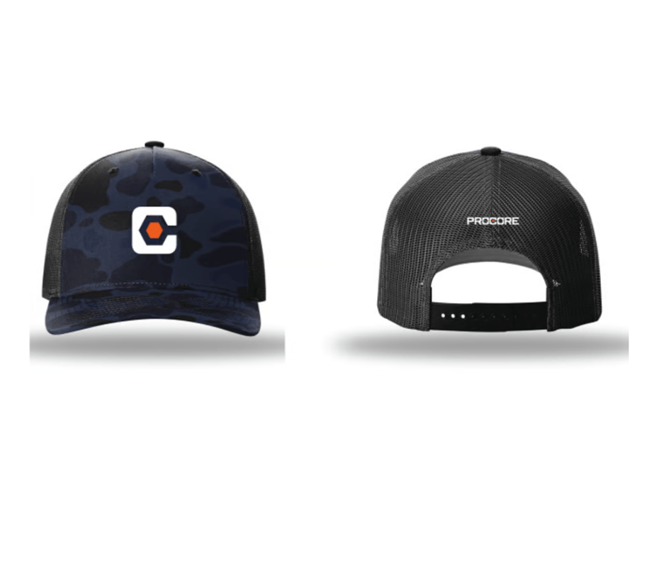 Procore Richardson 112 Snapback Cap - Hex C - Admiral Duck Camo / Black