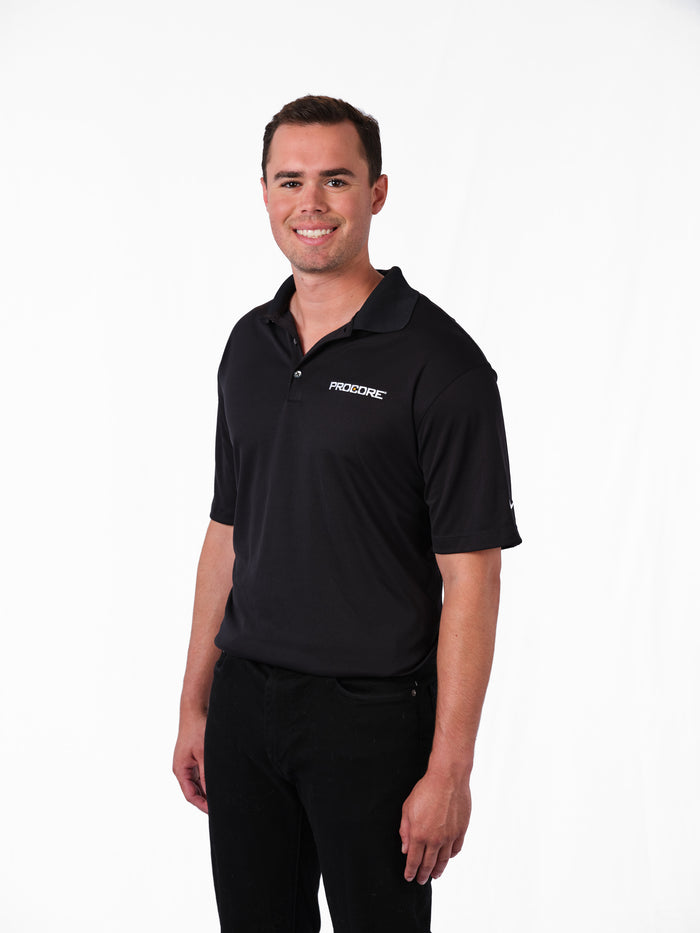 Nike Men's Black Dri-FIT Polo